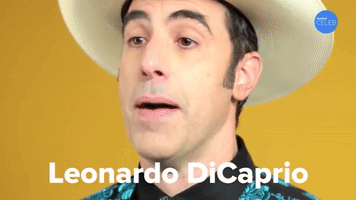 Sacha Baron Cohen Does Leonardo DiCaprio