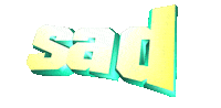 sad text Sticker