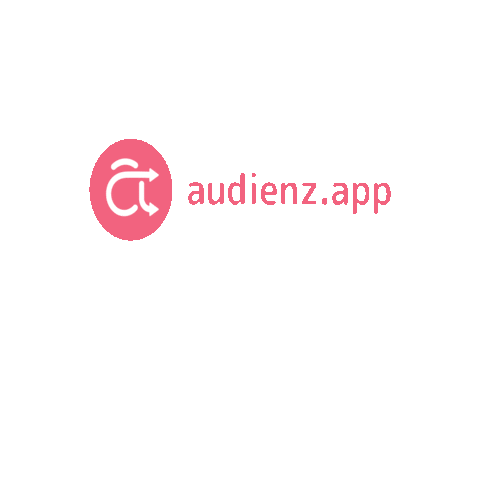 audienzapp giphygifmaker logo audienzapp audienzapplogo Sticker