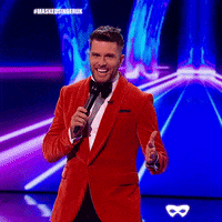 Joel Dommett Surprise GIF by The Masked Singer UK & The Masked Dancer UK