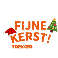 Tractor Fijnekerst Sticker by TREKKER