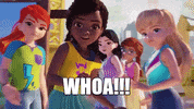 surprised friends GIF by LEGO