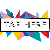 Tap Click Here Sticker by derkleinemuc