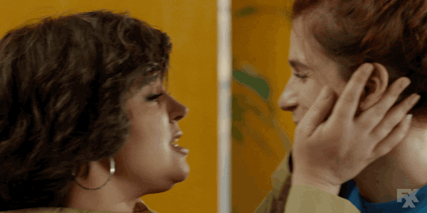 smooching best friends GIF by You're The Worst 