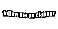 Follow Sticker by Clapper