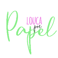 annagallyack papelaria gallyack louca papel Sticker