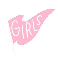 Girls Rule Love Sticker