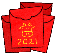 Chinese New Year Asian Sticker by Katharine Kow