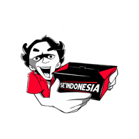 SeIndonesia_idn sei sapi slank seisapi Sticker