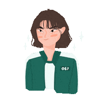 Round 6 Smile Sticker