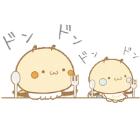 Bee ごはん Sticker by てくのハウス｜てくマル＆マキびぃ