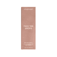 Facetan Glow Sticker by youglowgirl