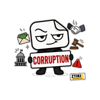 Dirty Money Politics Sticker by ZTIKIX