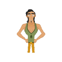 Camp Camp Cj Sticker by Rooster Teeth