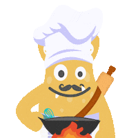 Party Cooking Sticker by katapum