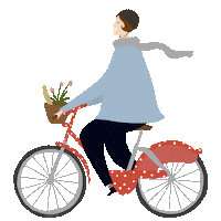 Summer Bike Sticker by harrietphillips