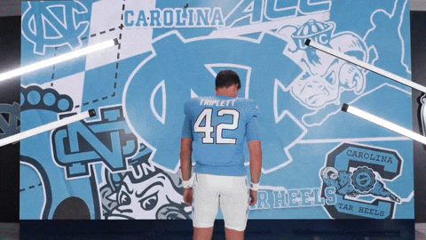 University Of North Carolina Football GIF by UNC Tar Heels