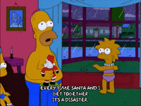raining homer simpson GIF