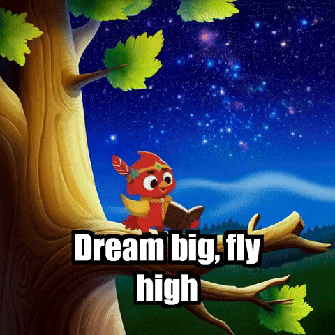 Dream Big Fly High GIF by The Cardinal Virtue