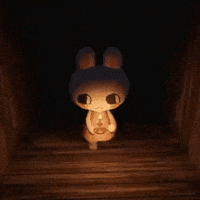 Scared Animal Crossing GIF