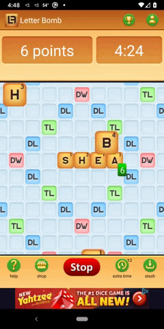 letterbombgame giphyupload game wordgame letterbomb GIF