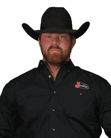 Tired Cowboy Sticker by Justin Boots