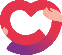 drogariasantamarta heart hug coracao carinho Sticker