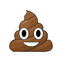RebelBunnyOfficial illustration shit poop turd Sticker