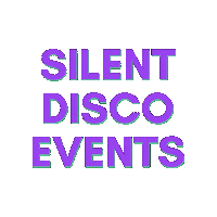 SilentDiscoEvents party disco clubbing silentdisco Sticker