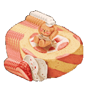 ABCCookingStudio roll cake abc cooking studio Sticker