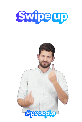 Swipe Up Sticker by Peoople