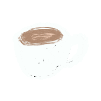thesweetestslumber coffee tired sleep cup Sticker