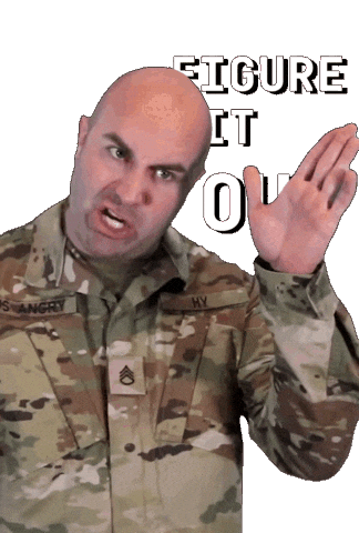 Crashing Out Us Army Sticker by Only_Reilly