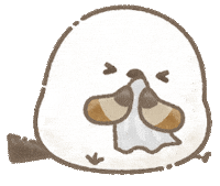 nakasan_ms bird かわいい 鳥 とり Sticker