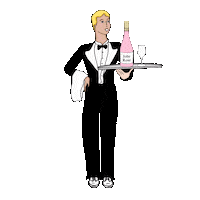 Happy Hour Cheers Sticker