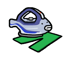 fun fish Sticker by milly cohen