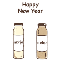 New Year Friends Sticker by findyourmohjo