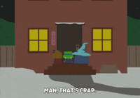 eric cartman snow GIF by South Park 