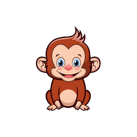 UvenGames giphyupload monkey claps littlemonkey Sticker