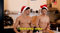 Male Models Decorate Their Ideal (Gingerbread) Men