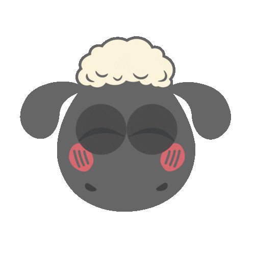 Sad Shaun The Sheep Sticker by Aardman Animations
