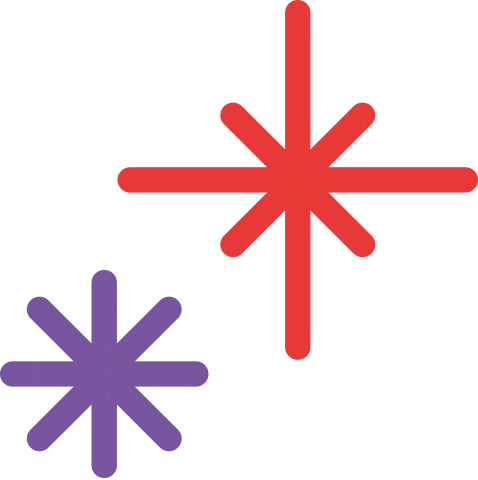 Stars Glitter Sticker by DMU Graphic Design & Illustration
