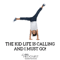 littlehedonistkidsfashion kids wild and free organic fashion motherhood unplugged Sticker