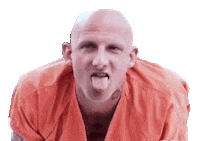 Skhizein tongue prison bald pimp Sticker