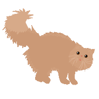 graceatwood cat goaway graceatwood thestripe Sticker