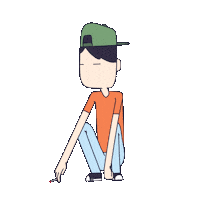 milimilvil smoke support smoking stress Sticker