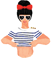 Girl Women Sticker