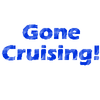 Gone Cruising Sticker by The Cruise Dudes
