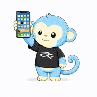 Monkey Scrolling GIF by Respective