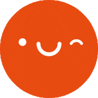 Happy Wink Sticker